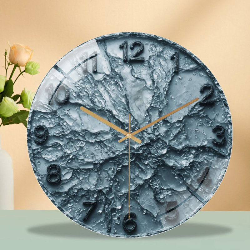 Horloge murale Cracked Texture