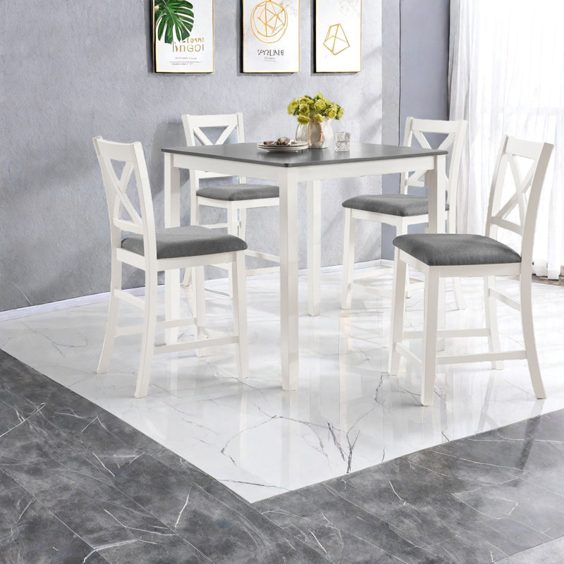 Ensemble de table de salle à manger peu encombrante (doit inclure à la fois la table et la chaise), ensemble de cuisine moderne en bois MDF