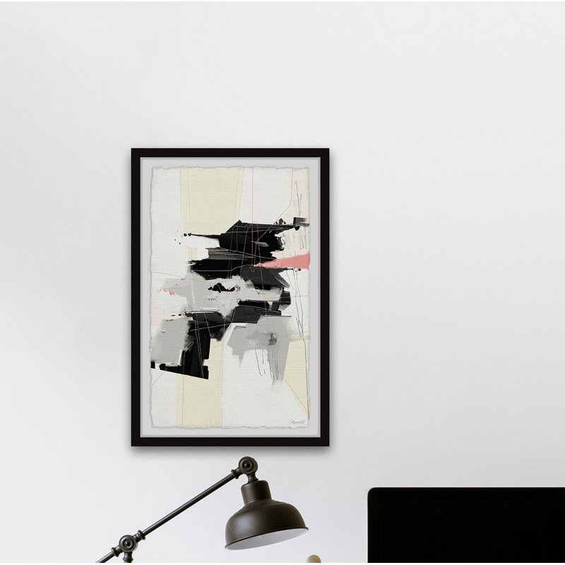 Unrecognizable Shapes - Single Picture Frame Print, 91cm H x 61cm W x 3.81cm D