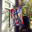 Drapeau patriotique de la maison américaine-112698662