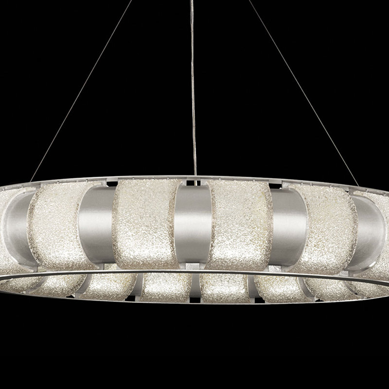 Bond 18 - Light LED Pendant, White, Silver