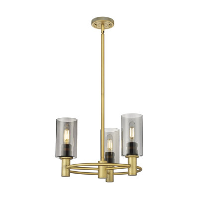 Luminaire suspendu 3 tiges Crown Point