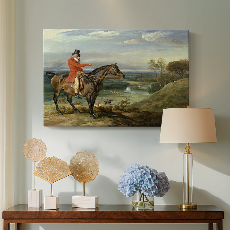 Equestrian Portrait (A Gentleman on a Hunter)-James Ward-Gallery Wrapped Canvas-c. early 19th Century, 12 x 18