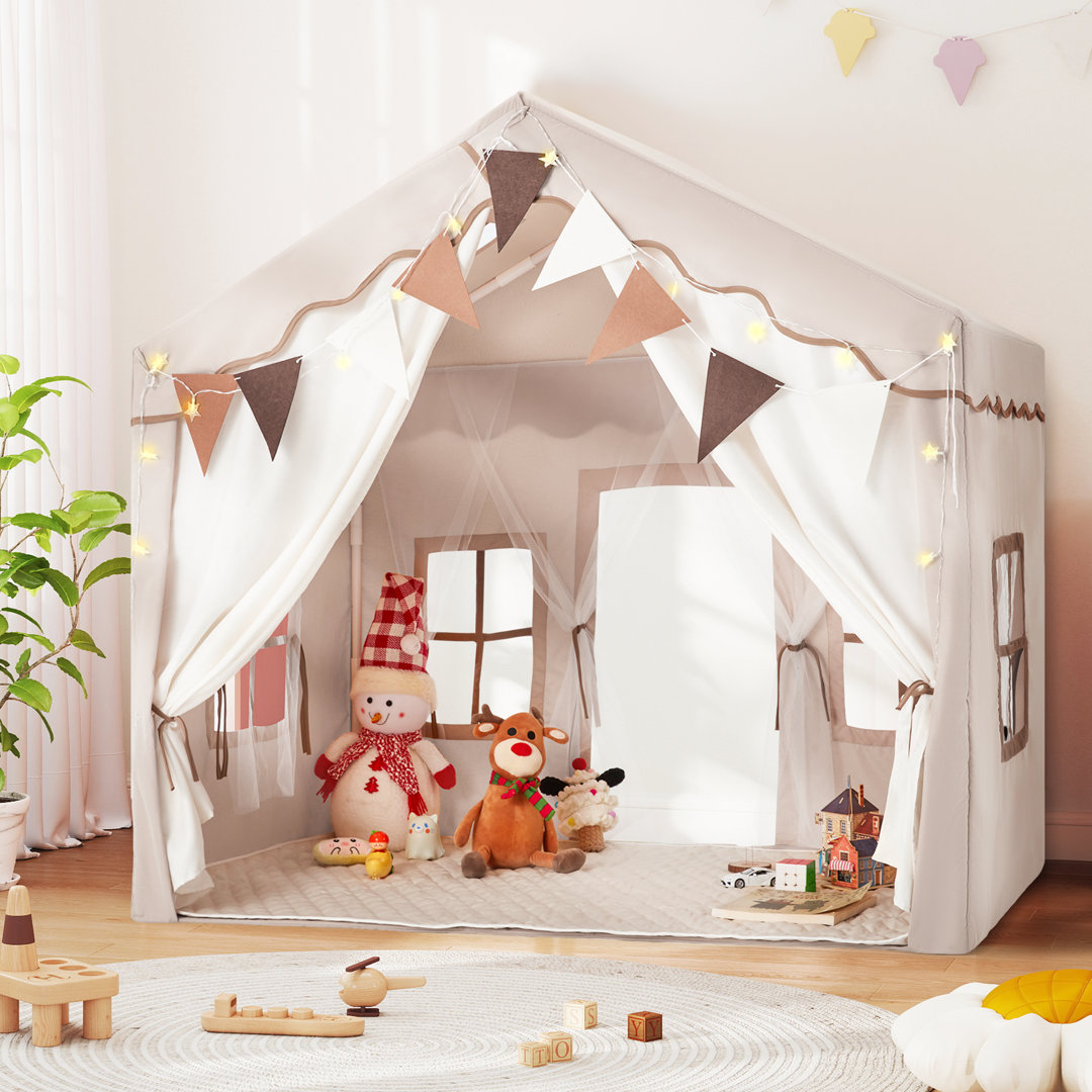 EROMMY 137cm W x 93cm D Indoor / Outdoor Polyester Play Tent
