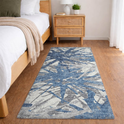 Tapis tropical à poil long de qualité supérieure lavable à la machine ADS77