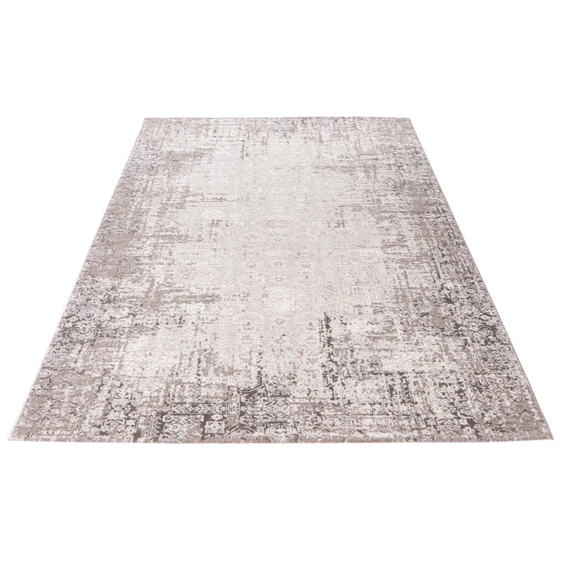 Phoenix Oriental Area Rug, Taupe, Rectangular 120 x 170cm