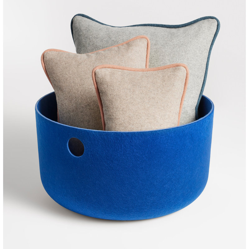 Olly Polyester General Basket, Cobalt, 21" x 11"