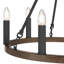 6-Lights Waggon Wheel Chandelier Ceiling Lights-1491463801