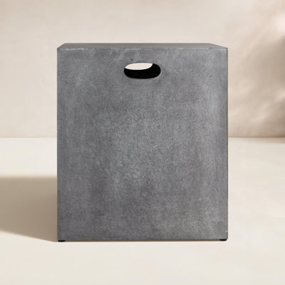 Lionel Concrete Accent Stool