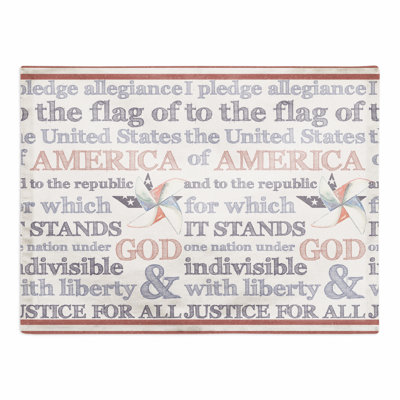 Napperon d'extérieur Pledge of Allegiance