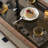 Retro solid wood glass rectangular coffee table