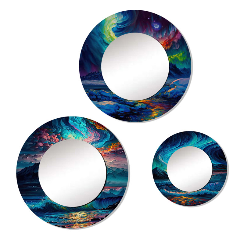 Miroir mural Mystical Aurora Borealis