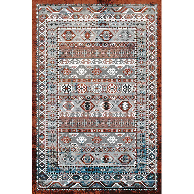 Ryatt Performance Washable Moroccan Indoor / Outdoor Rug, Rectangle 4' x 6'7"