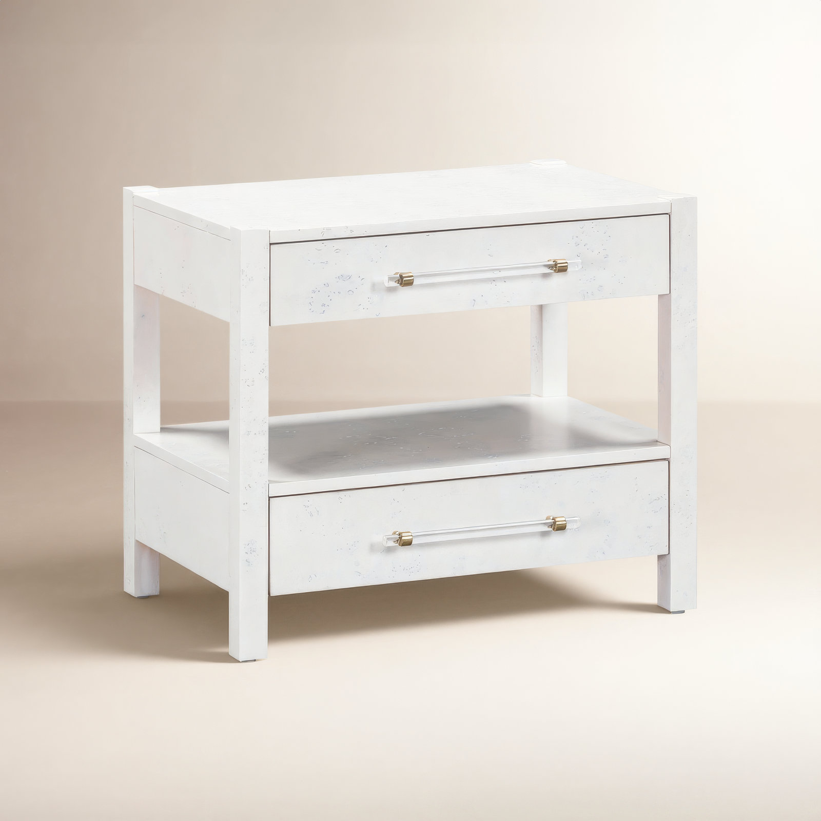 Omnia 2 - Drawer Nightstand, White