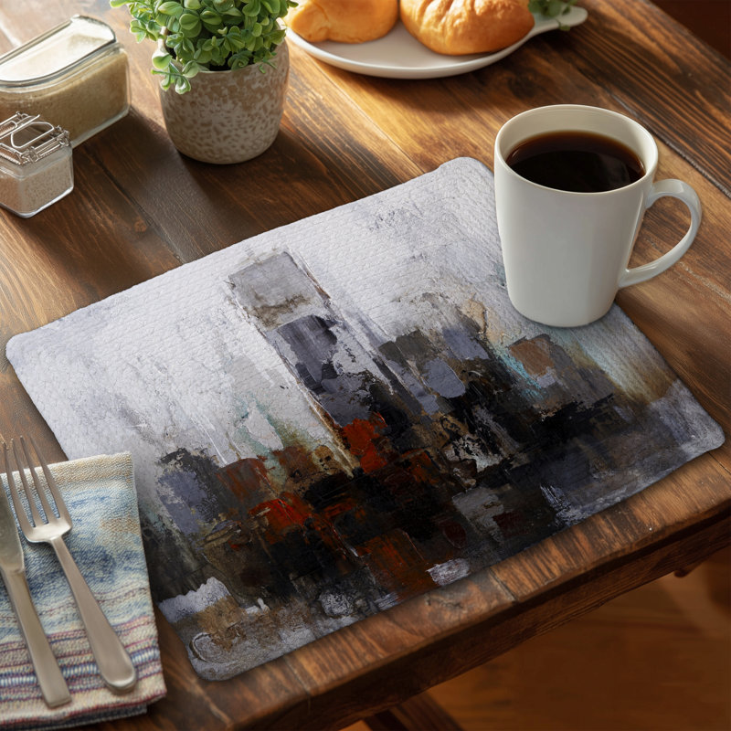 Brown Abstract Braided Placemat | Obscure Buildings Home Decor