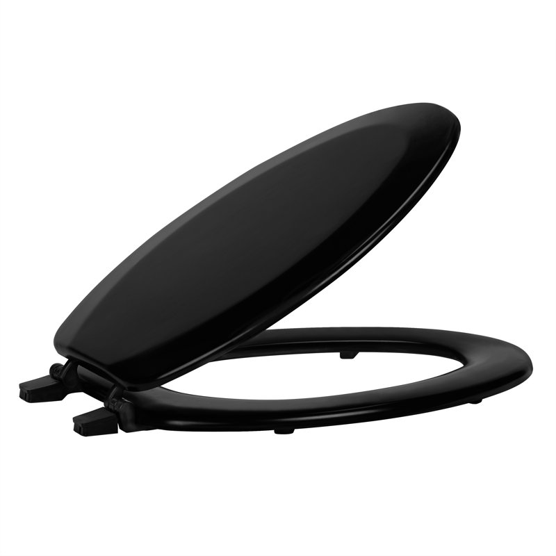 Fantasia Elongated Toilet Seat and Lid, Black