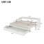 Delby Single Solid Wood Daybed with Trundle