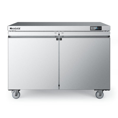 48" 13.4 Cu. Ft. Auto/Cycle Defrost Commercial Undercounter Upright Freezer - Stainless Steel on Fridge.com