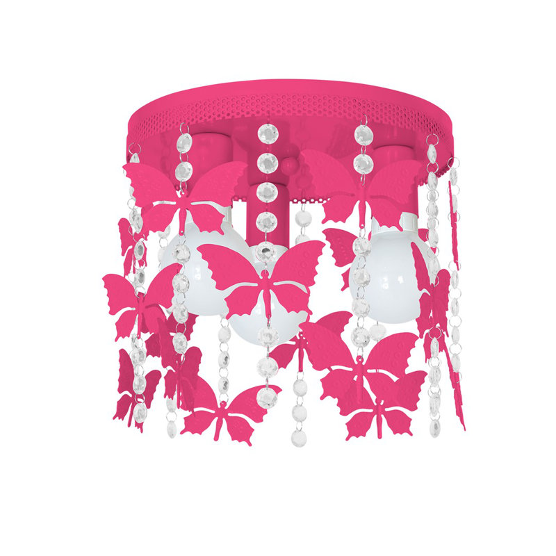 Jasinski Flush Mount, Pink