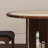 Oval solid wood rock slab dining table-759310453
