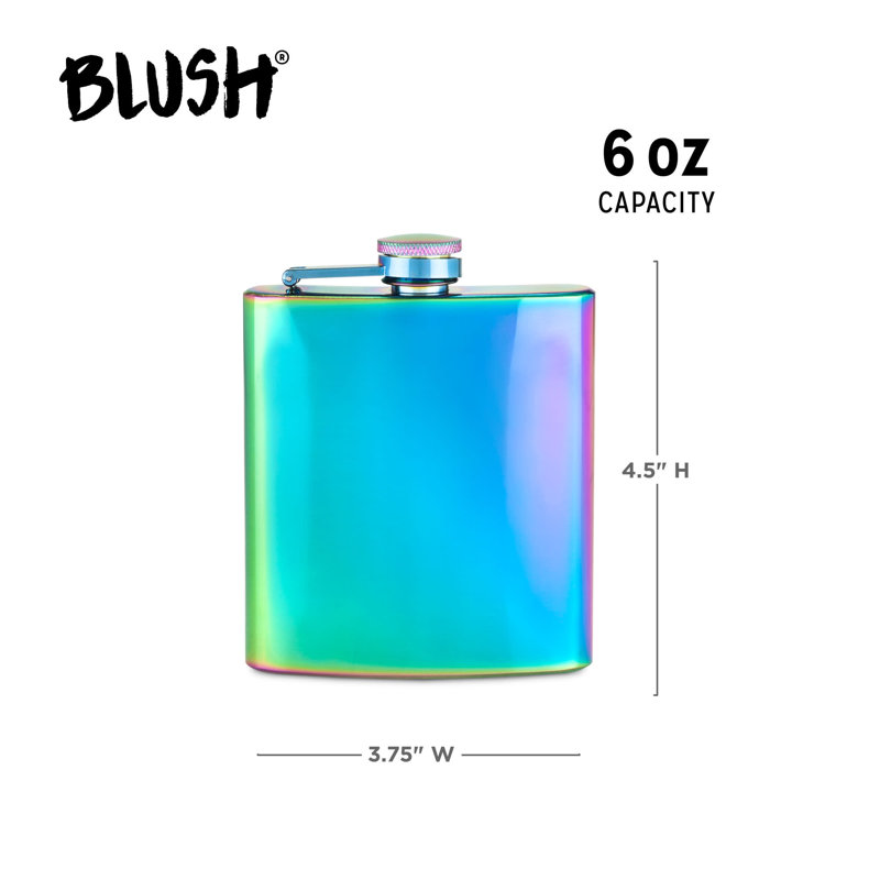 Mirage Iridescent Stainless Steel Flask by Blush