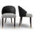 Kimla Faux Leather Solid Back Side Chair With Metal Leg-917453827