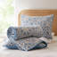Couette 3 pièces en microfibre toutes saisons, motif tie-dye rouge, taille King-135104539-135104541