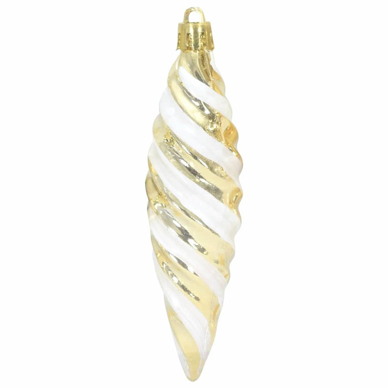 vidaXL Christmas Spiral Shape Ball, Gold