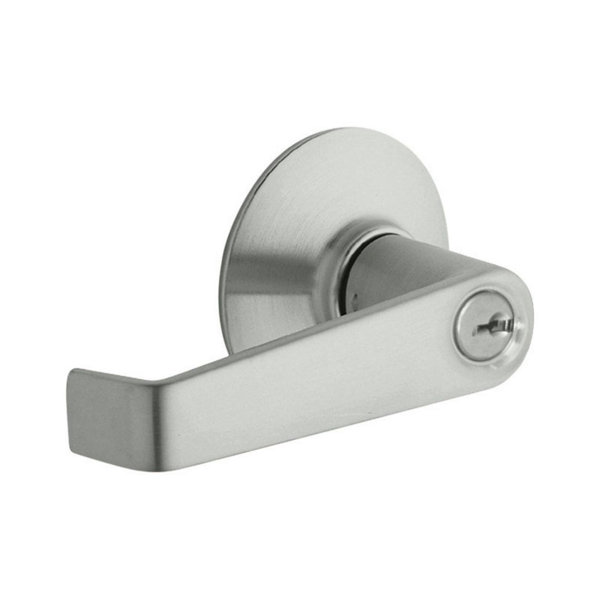 Schlage Elan Satin Chrome Storeroom Lockset ANSI Grade 2 1-3/4 in. Schlage Elan Satin Chrome Storeroom Lockset ANSI Grade 2 1-3/4 in.
