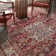 Tapis rouge / beige Lowndes