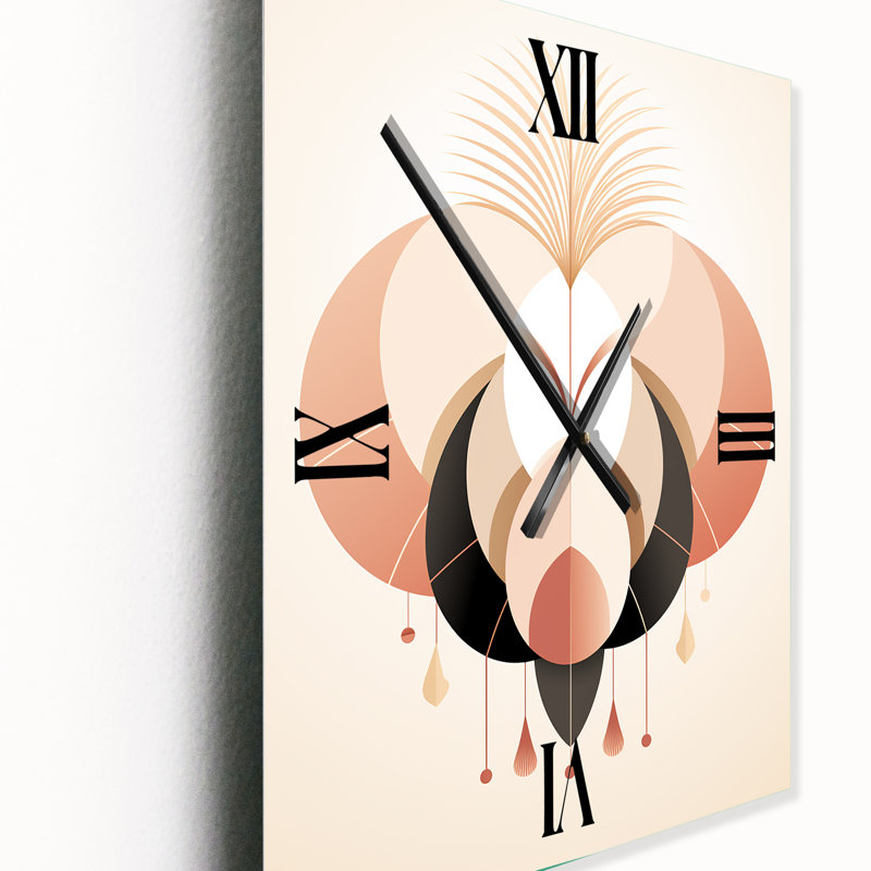 Abstrait géométrique moderne Rebborn - géométrique moderne, H 28 po x l 12 po x P 1 po
