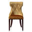 Chaise d'appoint en velours et hêtre Reine-115235574