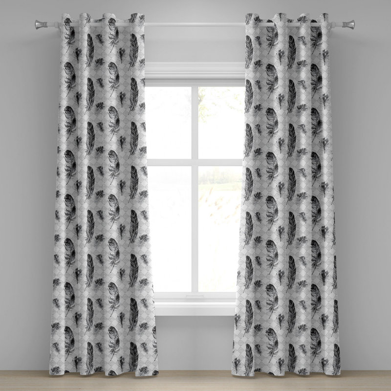 Sateen Blackout Curtains / Drapes Pair, 50" W x 120" L