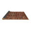 Tapis brun / rouge traditionnel-2039766846