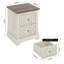 Enfield 2 Drawer Bedside Table
