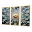 «Dew-Kissed Dandelion Water Droplets - Dandelion», ensemble de décorations murales-108462615-108462614