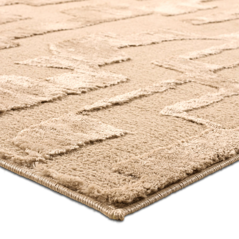 Tapis brun clair Cithlali, Rectangle 5 pi 3 po x 7 pi