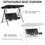 3 Person Porch Swing with Canopy
