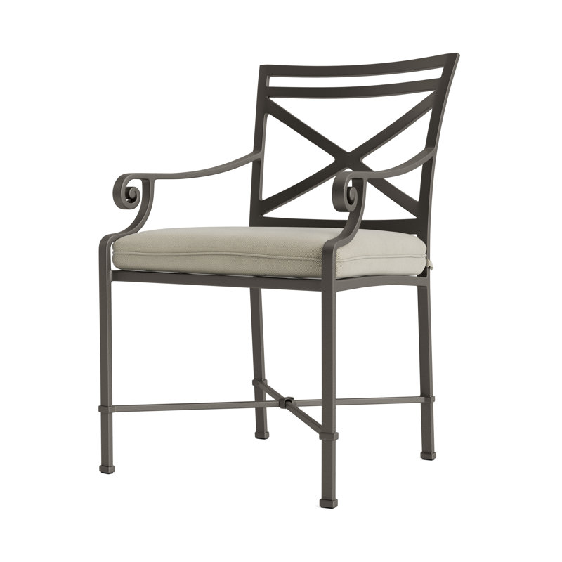 Venetian Outdoor Lounge Chair, Fusion Clay, Mica