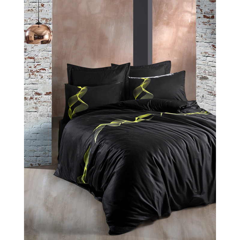 Sibilla No Pattern Duvet Cover Set with Pillowcases Included