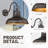17.7 Inch Outdoor Barn Light, Oil Rubbed Bronze Finish