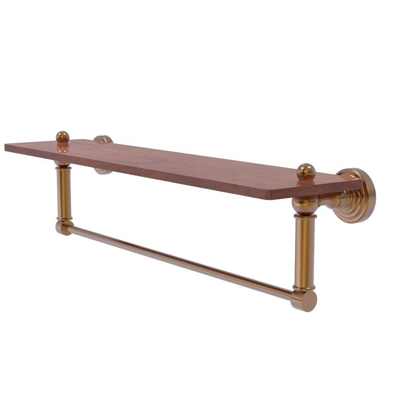 Tablette avec porte-serviettes Beresford, Bronze brossé, H 4 po x l 22 po x P 5 po