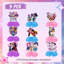 9 pièces de décorations d'anniversaire KPOP Demon Hunters Honeycomb