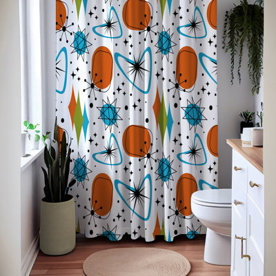 Geometric Shower Curtain