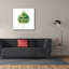  «Let God» par Erin Clark, art mural sur toile, 37 po x 37 po