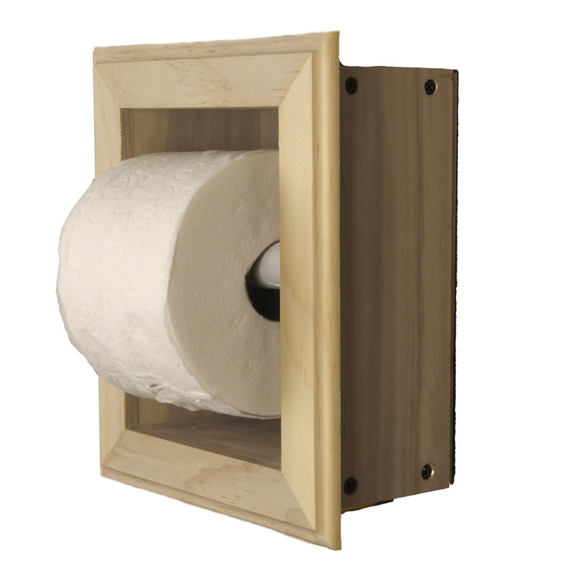 Porte-papier hygiénique encastré Tracy, Sans finition