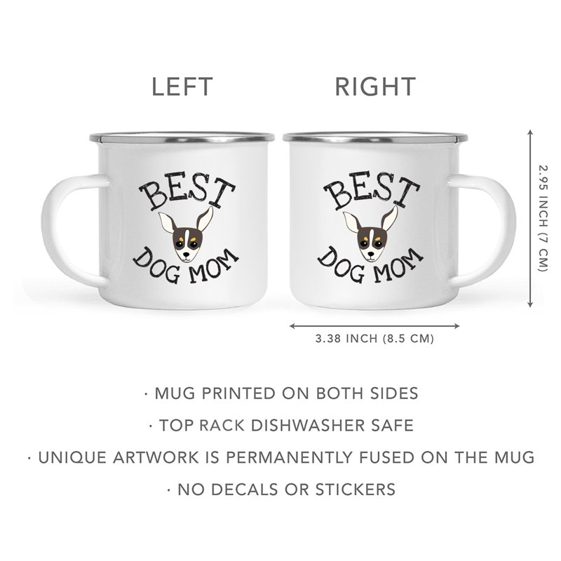Tasse de camping Best Dog Mom, Chihuahua