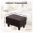 Faux Leather Storage Ottoman Living Room-1474291290