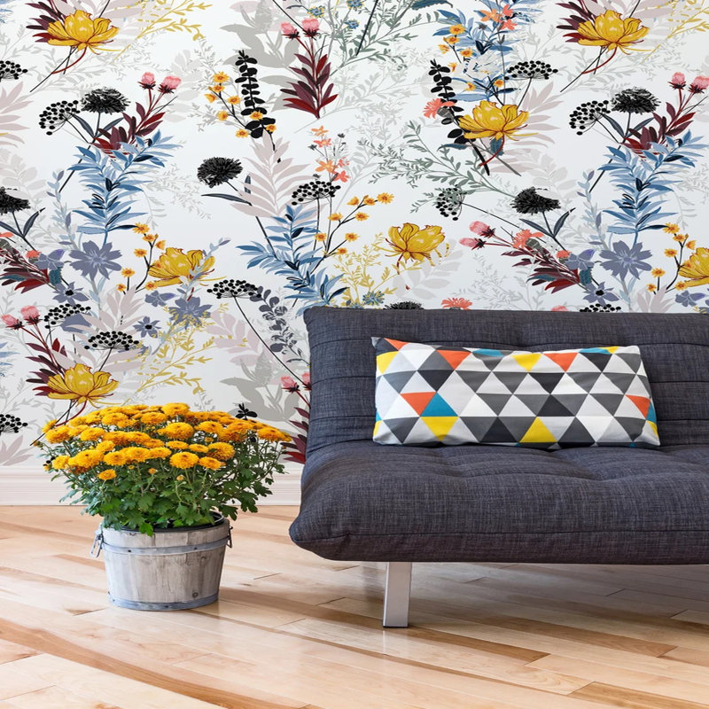 Wild Bloom Symphony, 105.96" L x 138" W