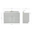 Ensemble de meuble-lavabo simple 55 po Abell-60199487